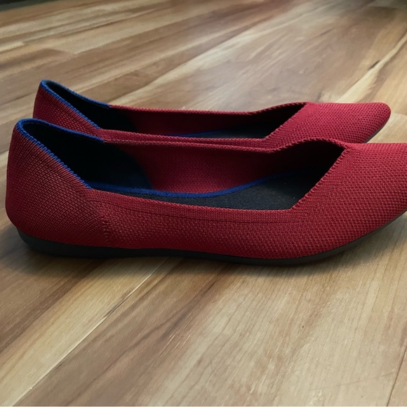 Rothy’s Point Flats in Red ❤️ - Picture 2 of 7